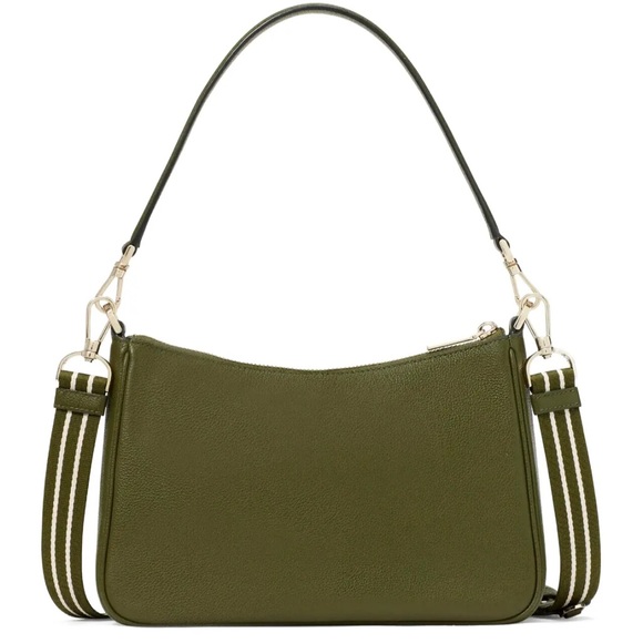 New Kate Spade Rosie Shoulder Bag Pebbled Leather Enchanted Green - Picture 5 of 5